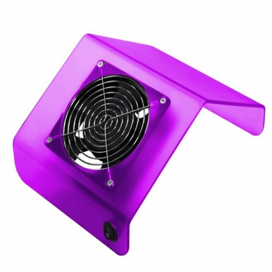Пылесос для маникюра Nail Dust Collector 60W, фиолетовый