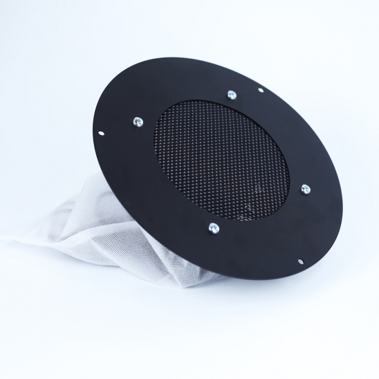 Пылесос для маникюра врезной NVF-2, металлический, черный 65 W