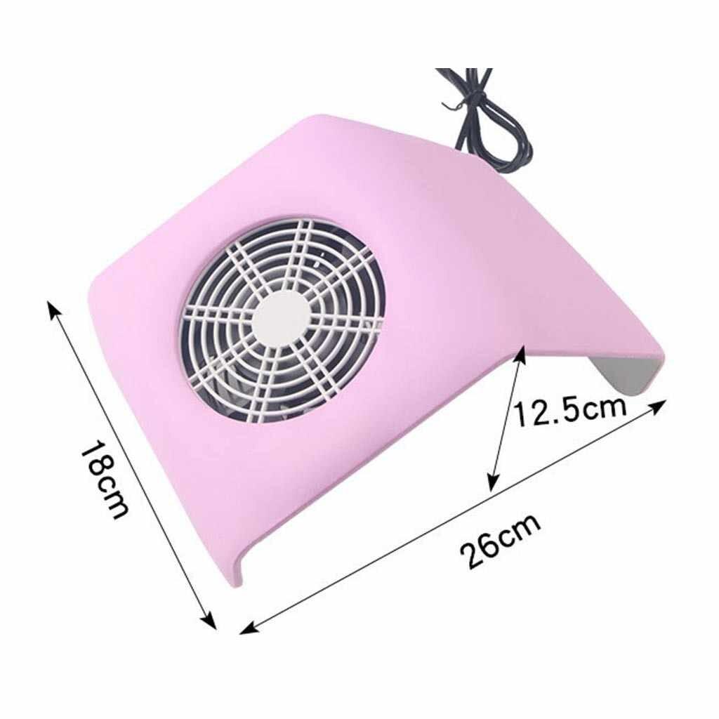 Пылесос для маникюра Nail Dust Collector SMX-858-11 30W, розовый