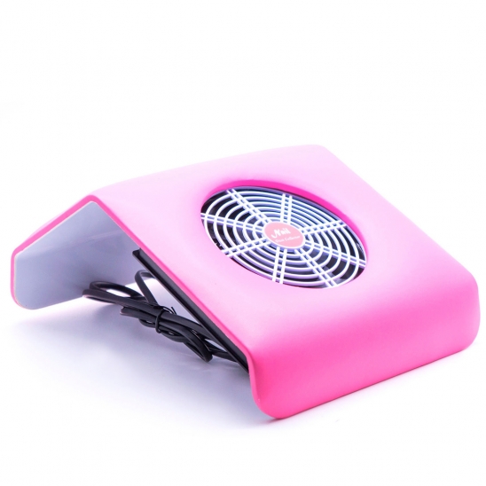 Пылесос для маникюра Nail Dust Collector SMX-858-11 30W, розовый