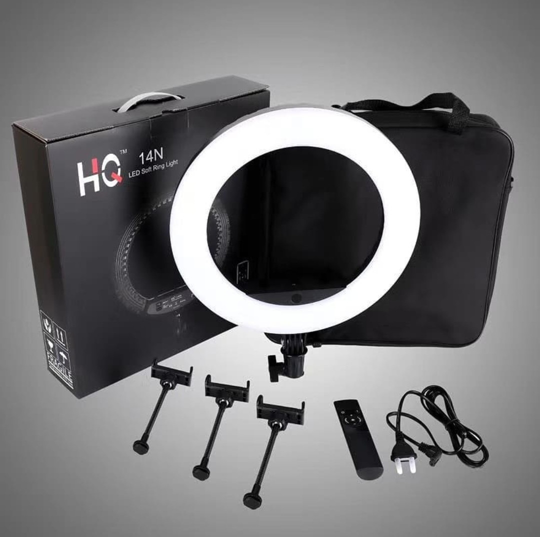 Кольцевая лампа 33 см. HQ-14N PRO NetStar +Штатив 220 см. +Сумка +Пульт